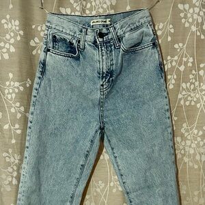 Stylish Light Blue Women's Straight Leg Jeans